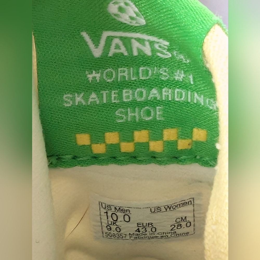 New! Vans X Sesame Street The Lizzie High-Top VR3 Skateboard Shoe Size 10M - Picture 10 of 14
